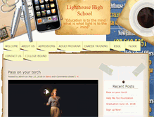 Tablet Screenshot of lighthousehigh.com
